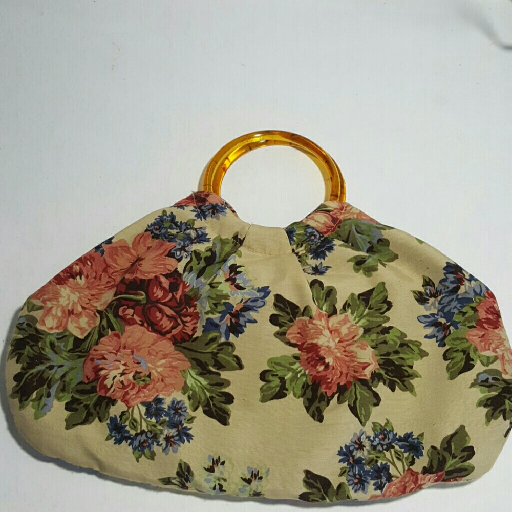 Floral cloth bag